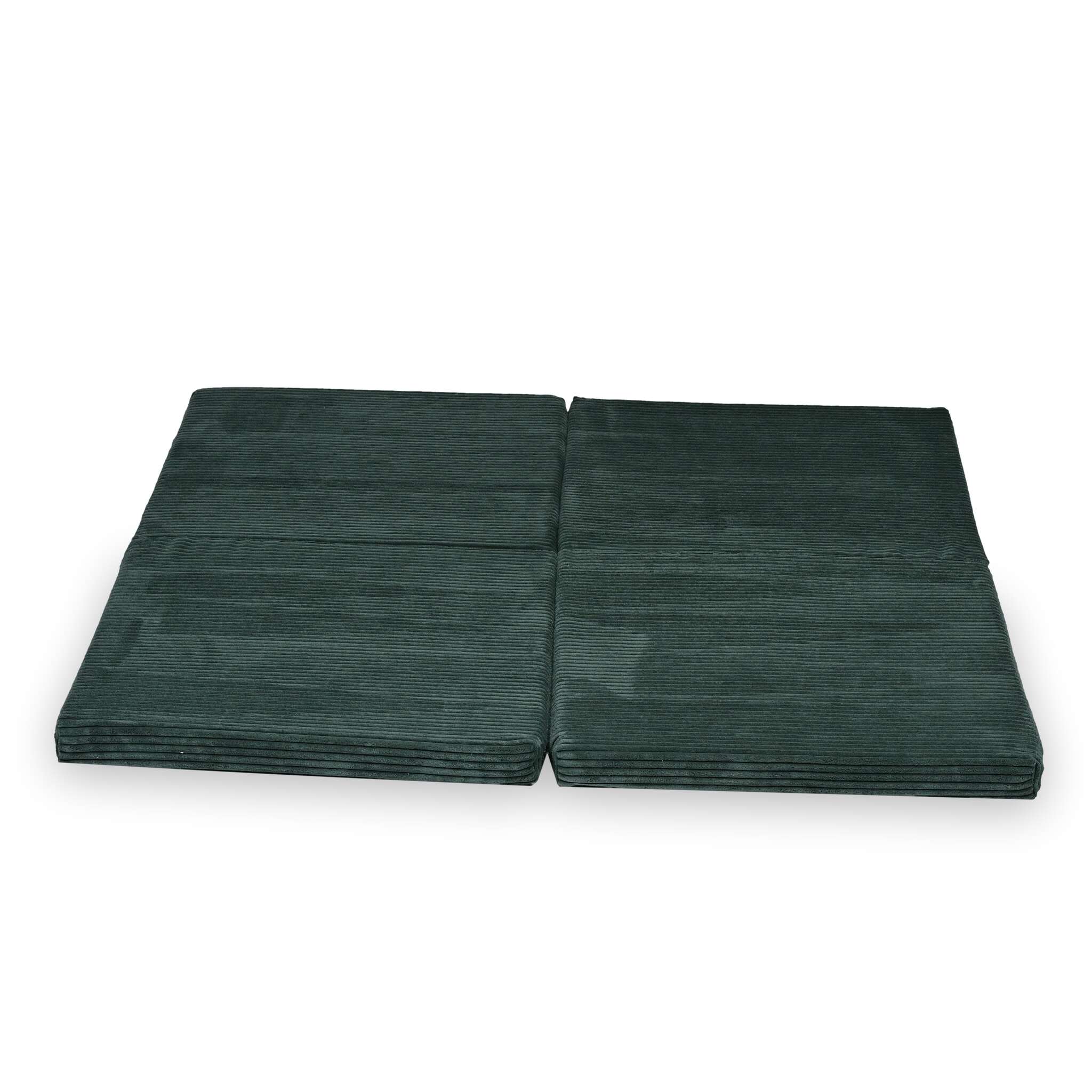 Foldable square baby play mat 120 × 120 cm in Corduroy