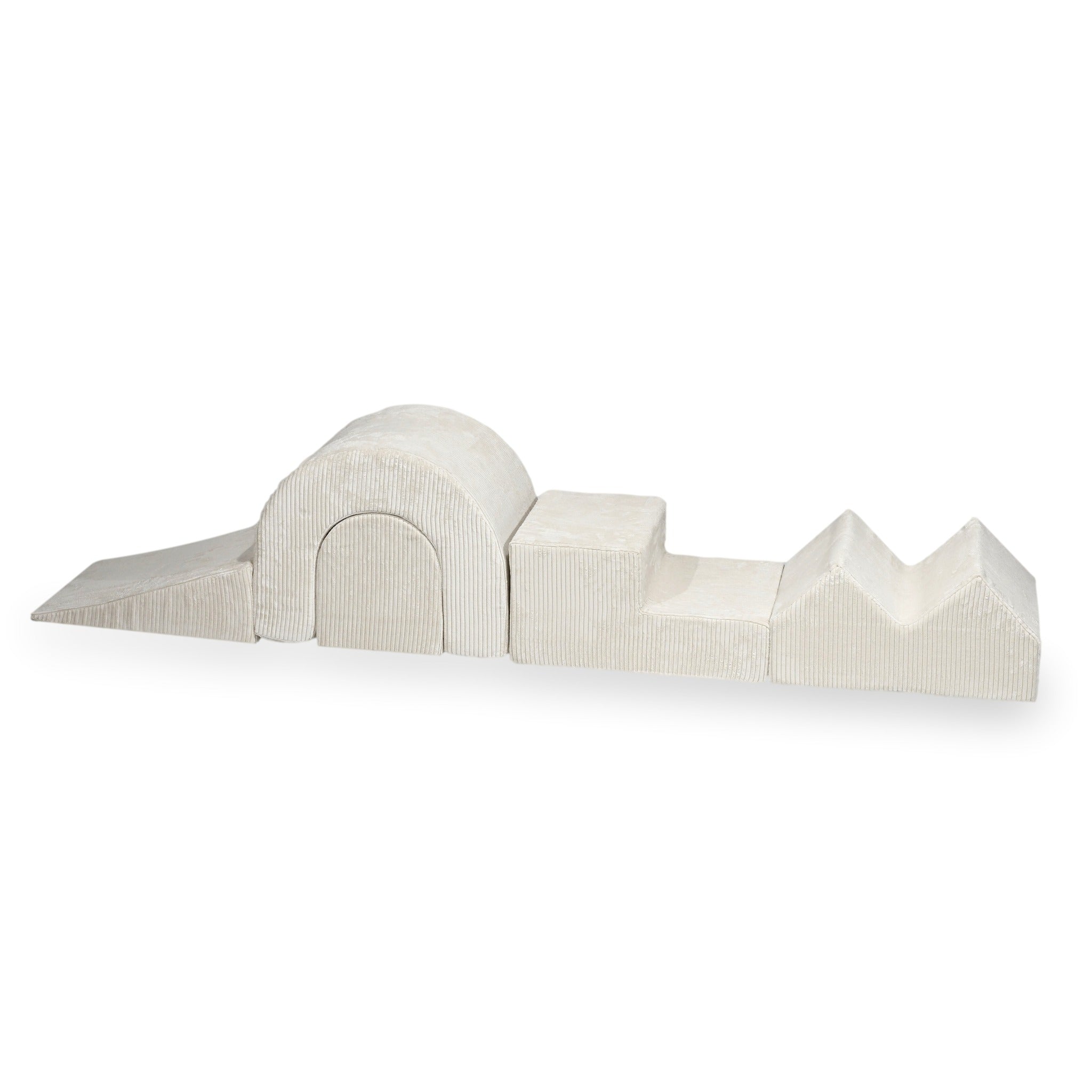 Corduroy velvet foam playground - 5 elements