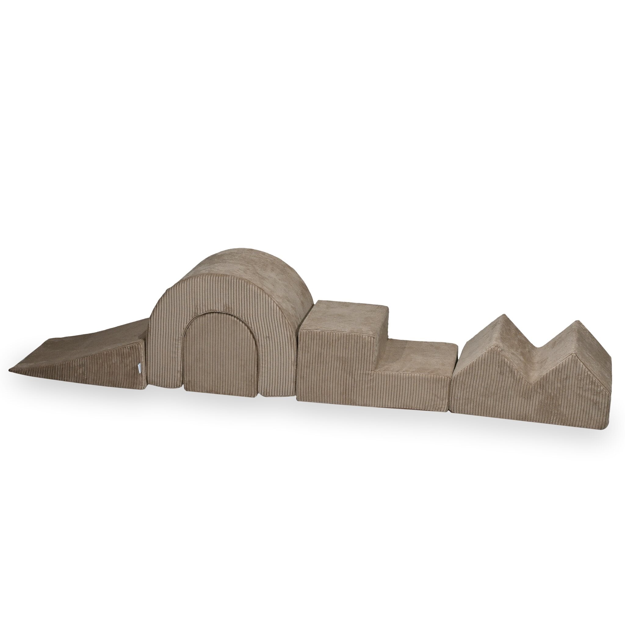 Corduroy velvet foam playground - 5 elements