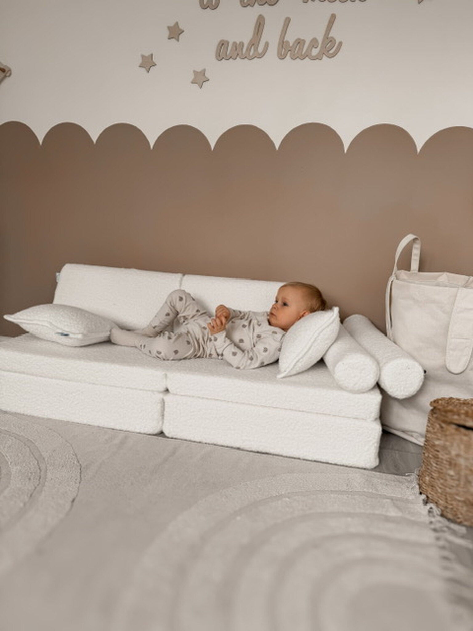 Montessori Mini Play Sofa Comfort in Boucle