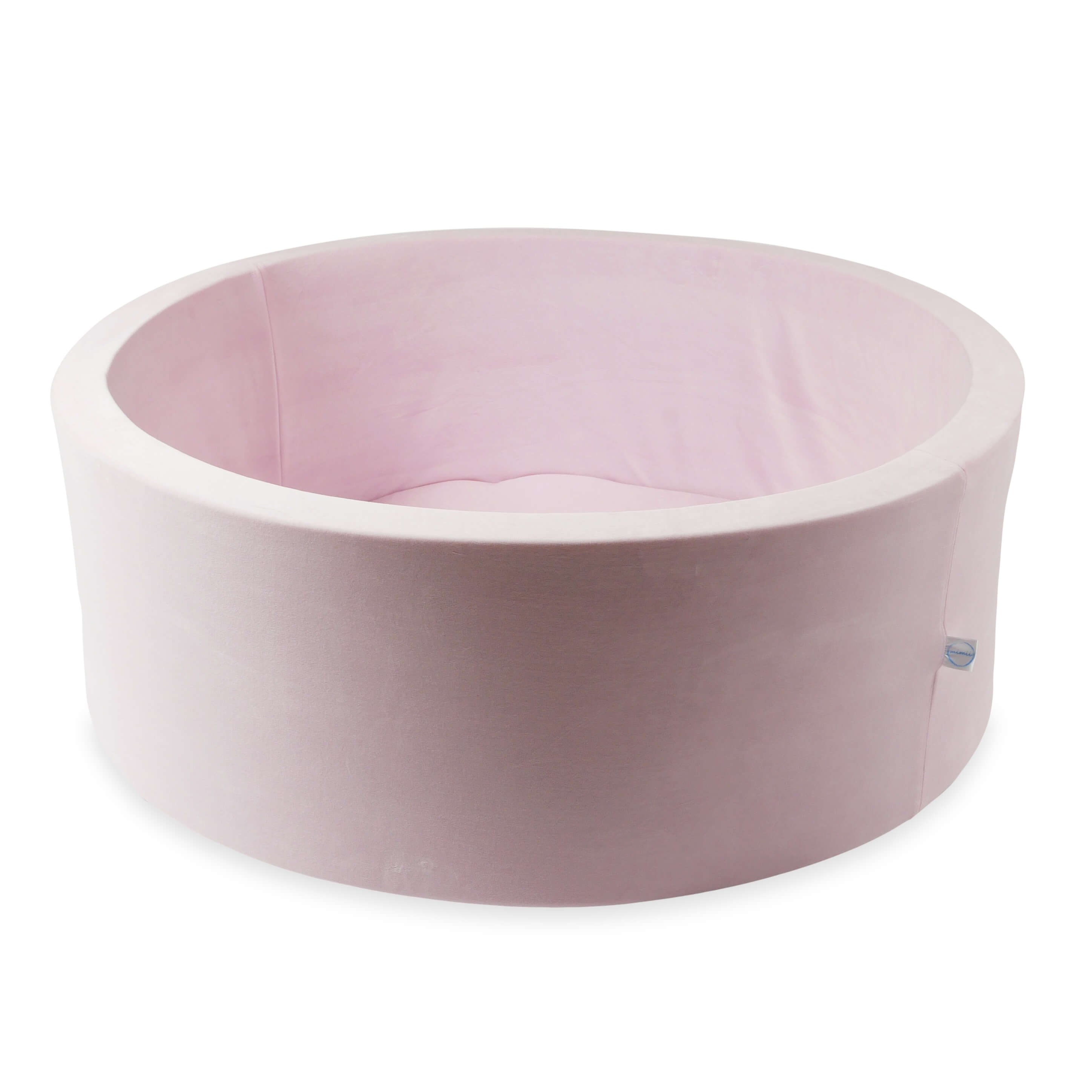 Velvet soft light pink ball pit 110x40 cm without balls