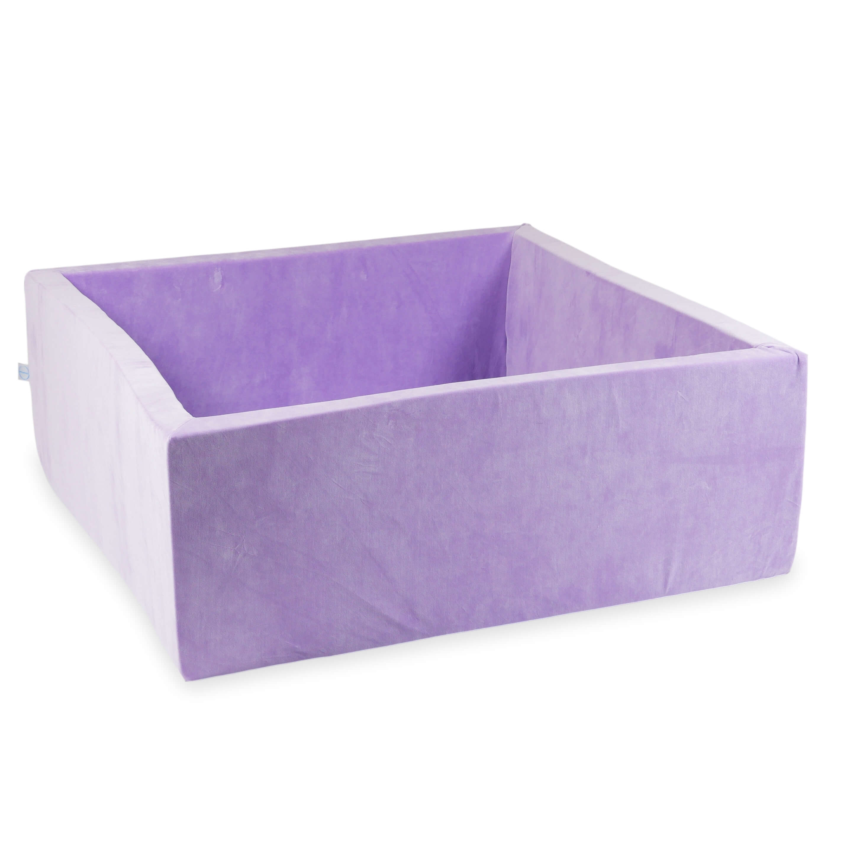 Square ball pit 110x110x40 cm Velvet Soft lilac without balls
